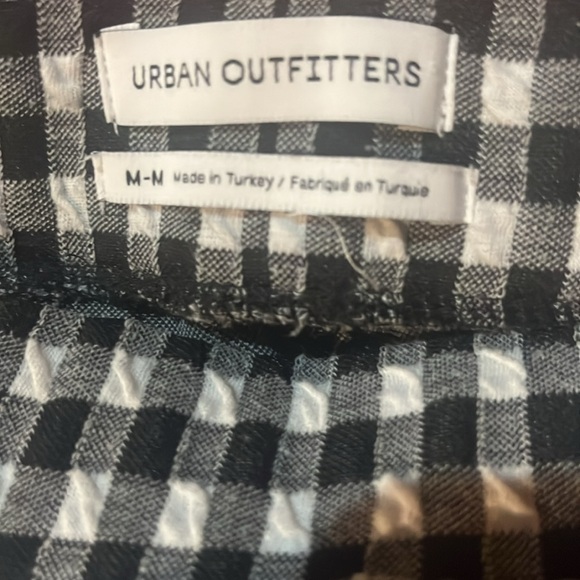 Urban Outfitters Casey Kick Flare Black and White Checkered Pant - Picture 10 of 10